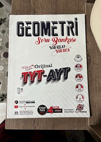 MikroOrijinal TYT-AYT Geometri Soru Bankası