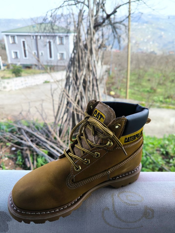 Sarı Süet CAT erkek Botları (41) - Görsel 2