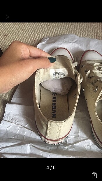36 Beden ten rengi Renk Converse