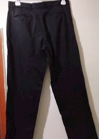 Siyah Kemerli Erkek Ofis Pantolonu - Görsel 3