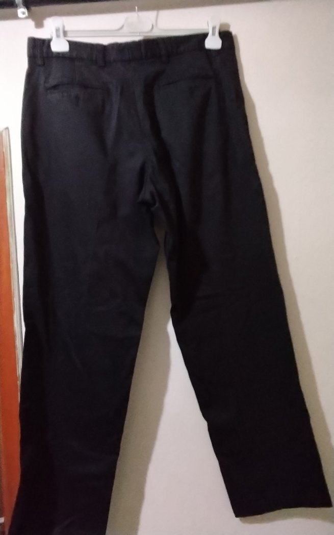 Siyah Kemerli Erkek Ofis Pantolonu - Görsel 3