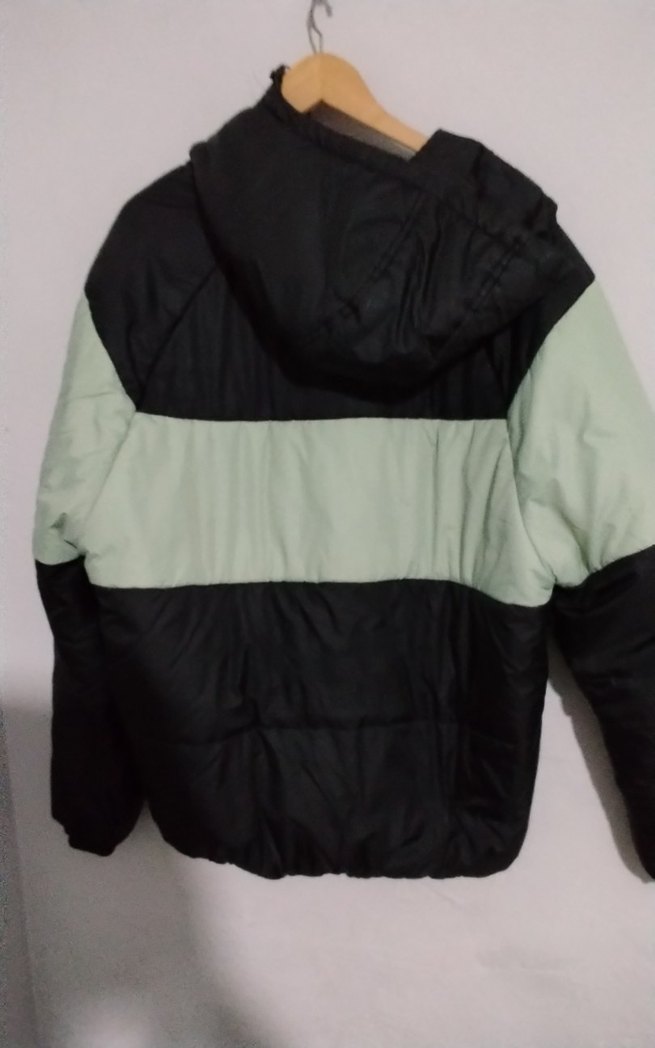 Fermuarlı Siyah Spor Erkek Mont - Görsel 2