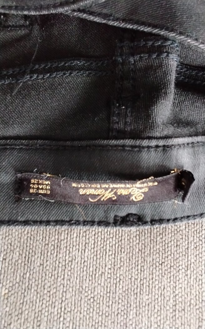 Siyah Deri Fermuarlı Dar Kesim Kadın Pantolon - Görsel 4