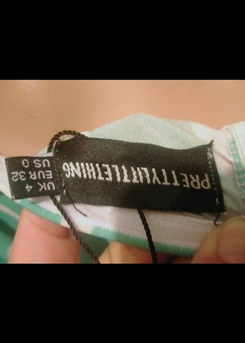 Turkuaz V Yakalı Drapeli Mini Elbise - Görsel 4