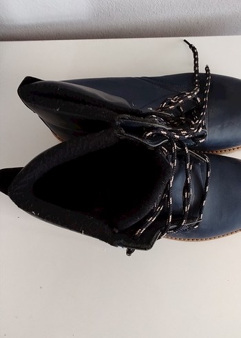 Erkek Koyu Mavi Bağcıklı Bot - Görsel 2