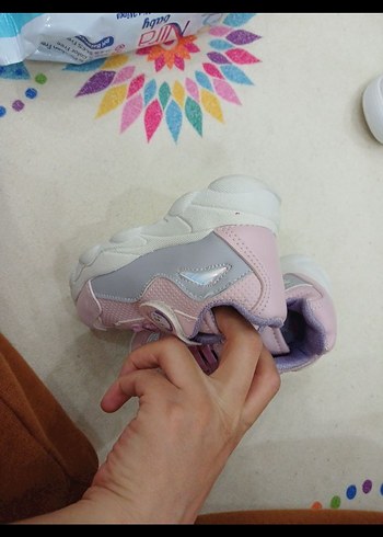 Kız Çocuk Pudra Bağcıksız Spor Ayakkabı - Görsel 2