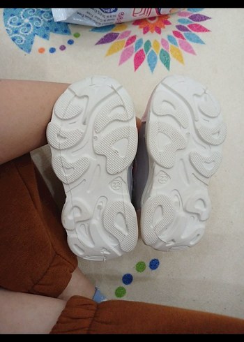 Kız Çocuk Pudra Bağcıksız Spor Ayakkabı - Görsel 3