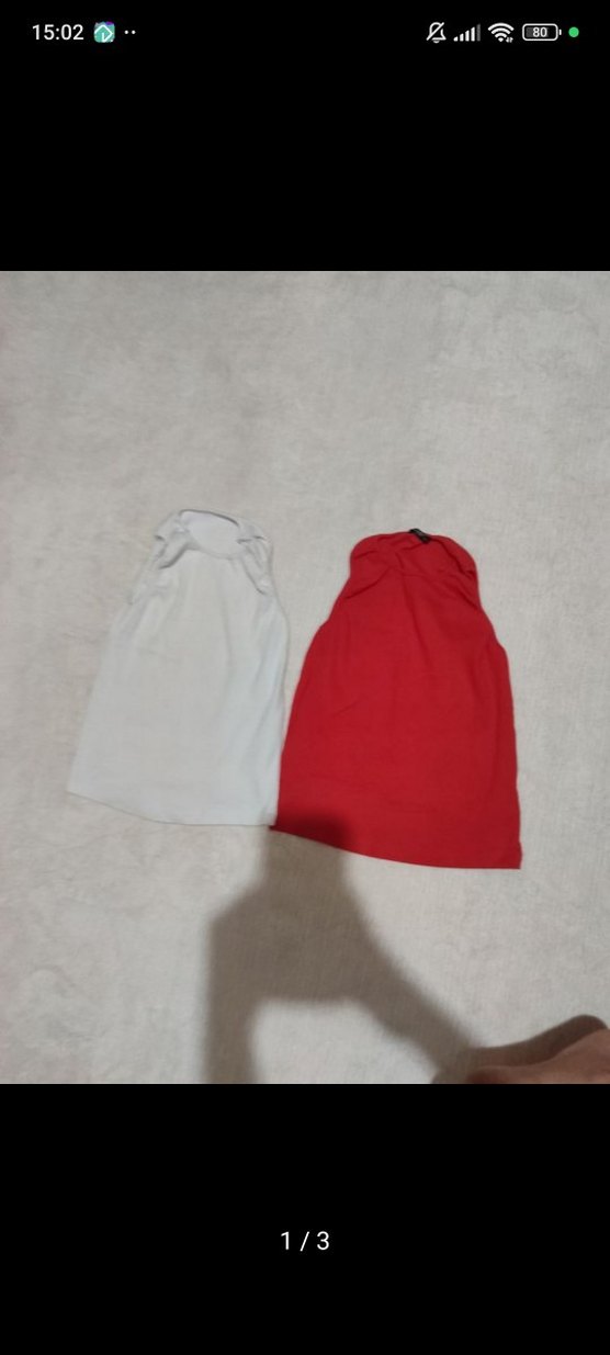 Beyaz Midi Pamuklu Hamile Şortu - Görsel 3