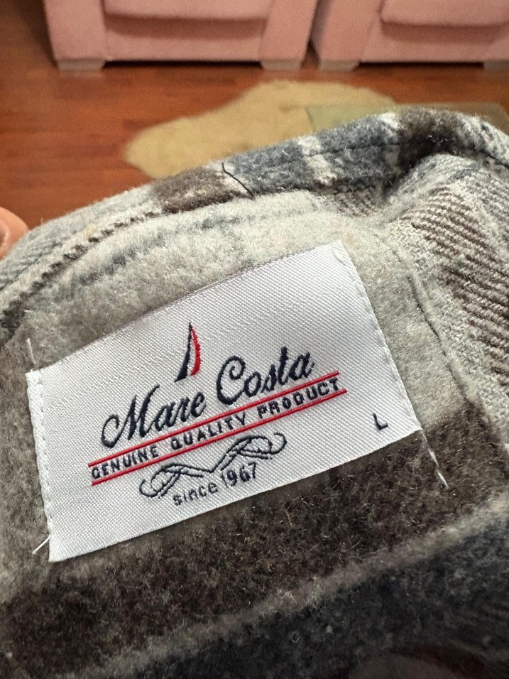 Gri Ekoseli Çıt Çıtlı Kadın Gömlek - Görsel 4