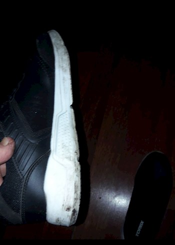 Siyah Bağcıklı Erkek Spor Ayakkabı - Görsel 7