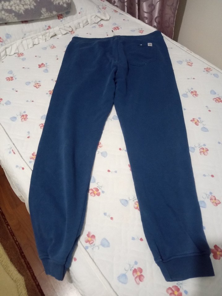 Mavi Baskılı Erkek  Eşofman Altı - Görsel 4