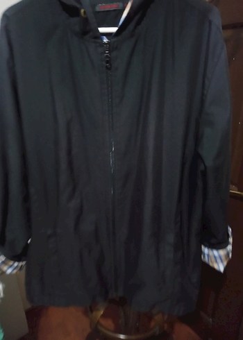 Kadın Lacivert Yağmurluk - Görsel 4