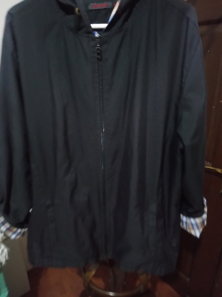 Kadın Lacivert Yağmurluk - Görsel 4