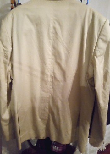 FC Bej Düğmeli Erkek Ceket 54-6 drop - Görsel 2