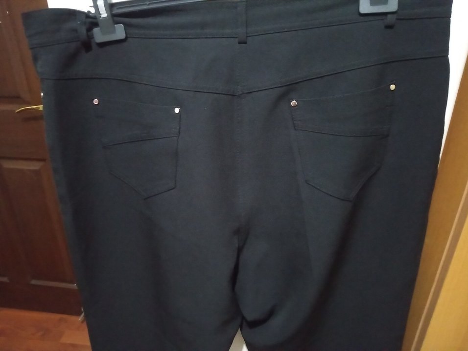 Siyah Kadın Midi Kumaş Pantolon - Görsel 5