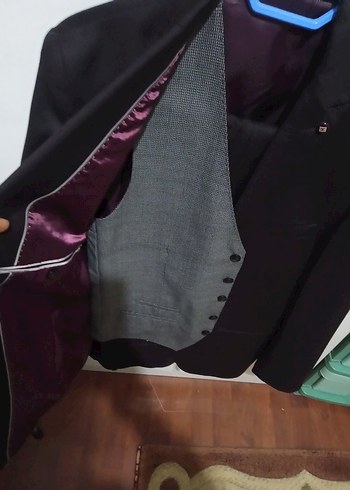 HATEMOĞLU Düğmeli Kahve renk Erkek Takım  Elbise - Görsel 3