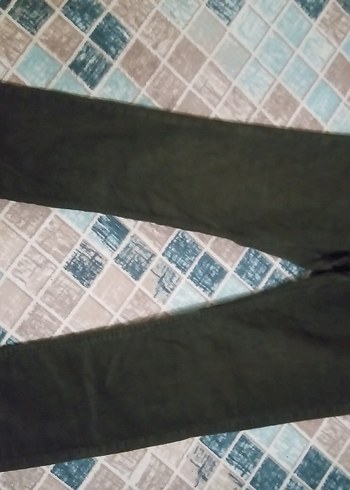 Haki renk Regular Fit Denim Erkek Pantolon - Görsel 2