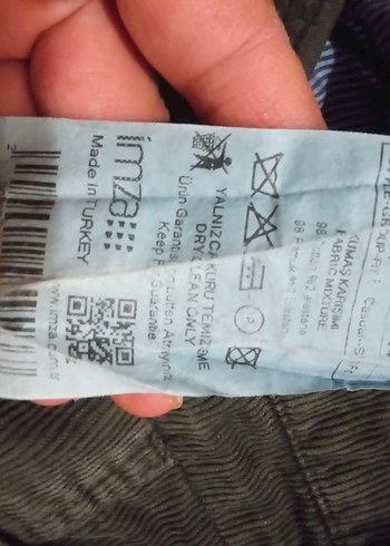 Haki renk Regular Fit Denim Erkek Pantolon - Görsel 6