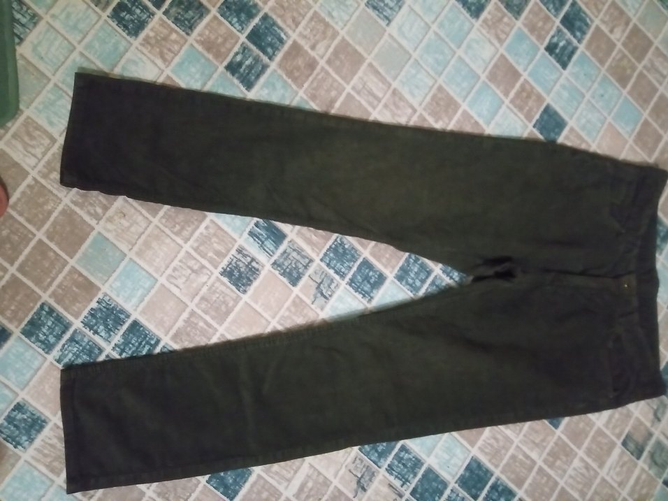 Haki renk Regular Fit Denim Erkek Pantolon - Görsel 2