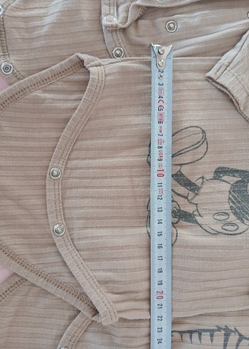 Uzun Kollu Bej Bebek Body - Görsel 5