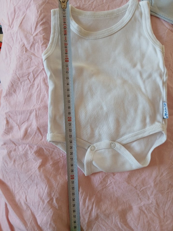 Beyaz Düğmeli Bebek Çıtçıtlı Atlet - Görsel 3