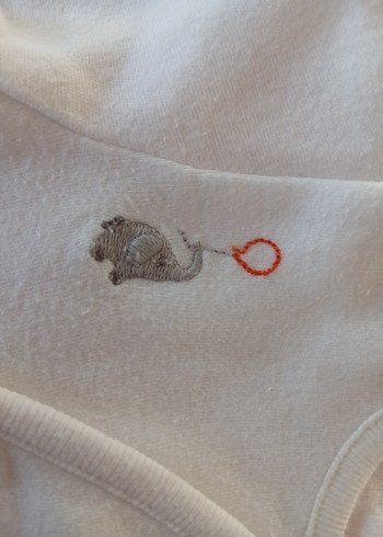 Uzun Kollu Beyaz Bebek Kız Tulum - Görsel 4