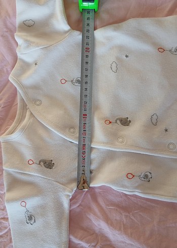 Uzun Kollu Beyaz Bebek Kız Tulum - Görsel 6