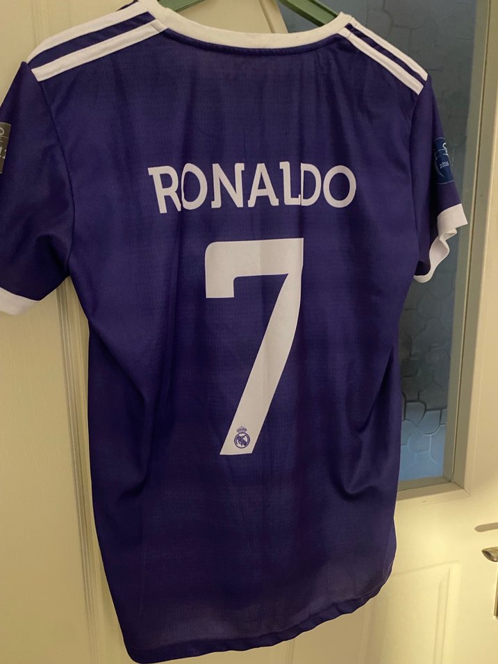 Mor Adidas Kısa Kollu Ronaldo Forması - Görsel 3
