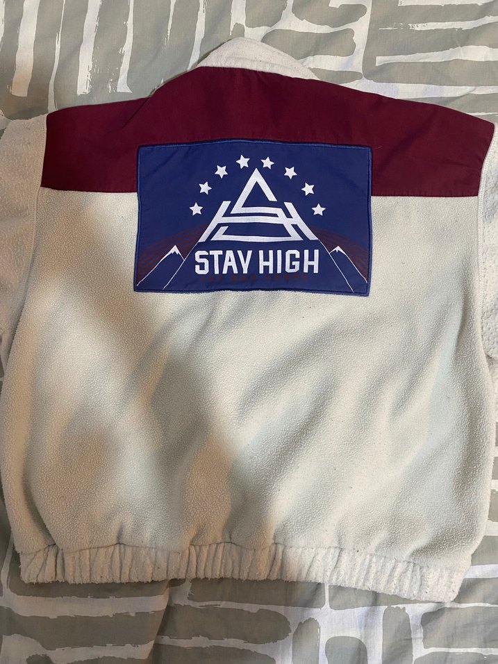 Uzun Kollu Beyaz Kadın Fermuarlı Ceket - Görsel 4