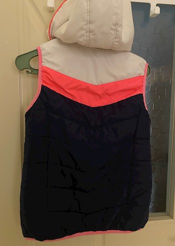 Kız Çocuk Fermuarlı Renkli Spor Yelek - Görsel 4