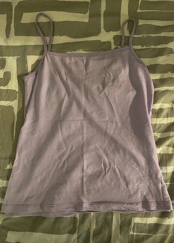 Lila İnce Askılı Kadın Atlet - Görsel 3