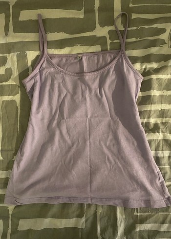 Lila İnce Askılı Kadın Atlet - Görsel 2