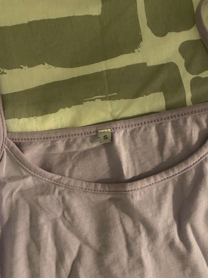 Lila İnce Askılı Kadın Atlet - Görsel 4