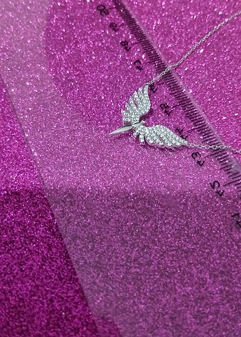 Gumus melek kolye - Görsel 2