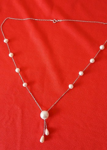 gumus inci kolye - Görsel 3