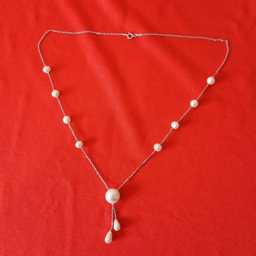 gumus inci kolye - Görsel 3