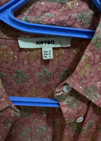 Koton Uzun Kollu, Düğmeli Bohem Kadın Gömlek