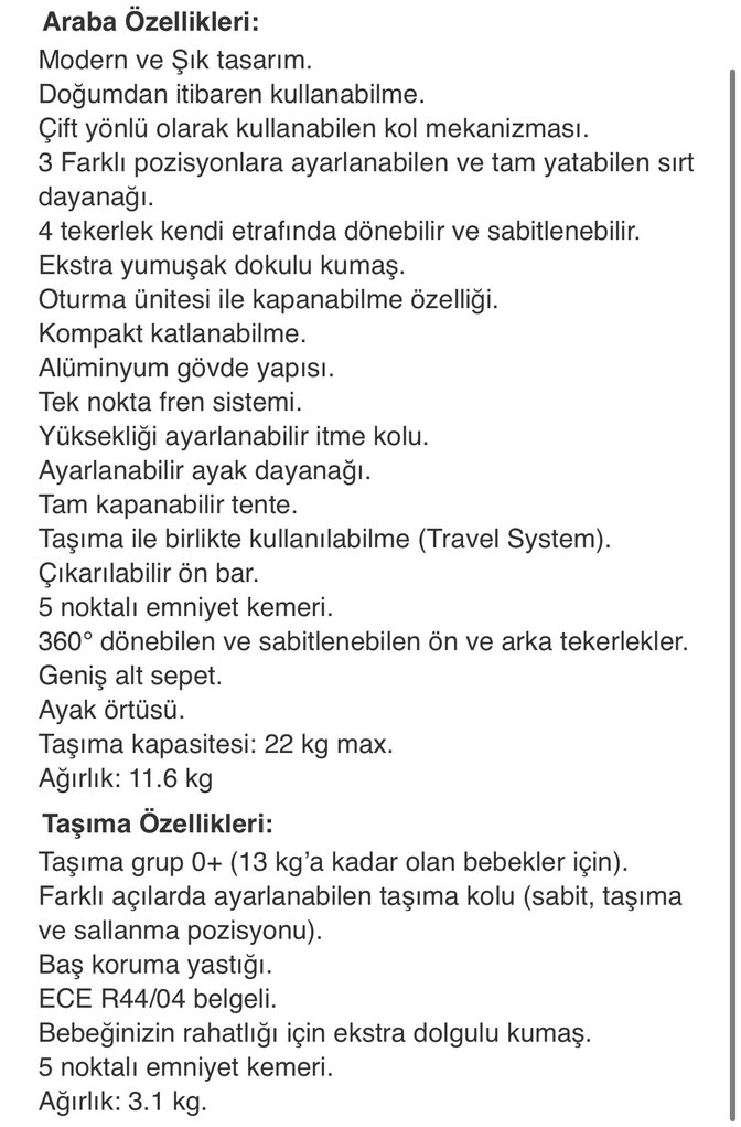 Gri Bebek Arabası ve Taşıma Koltuğu Seti - Görsel 3