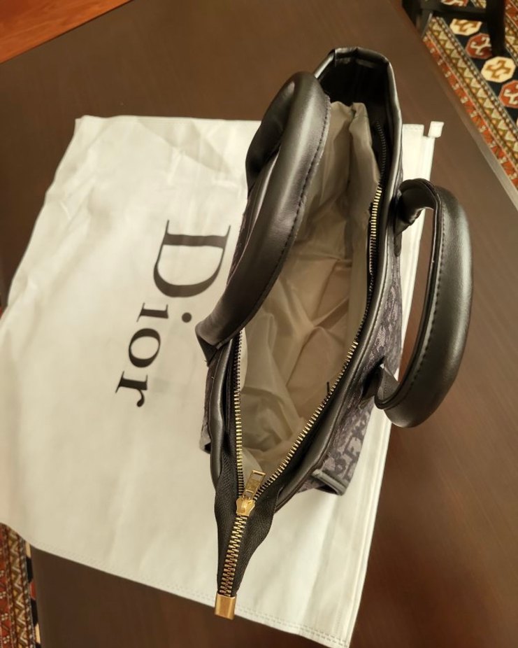 Siyah Christian Dior Detay Kadın Çanta - Görsel 3