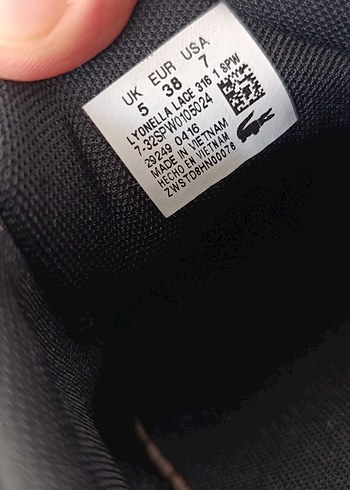 orijinal Lacoste bayan ayakkabı - Görsel 4