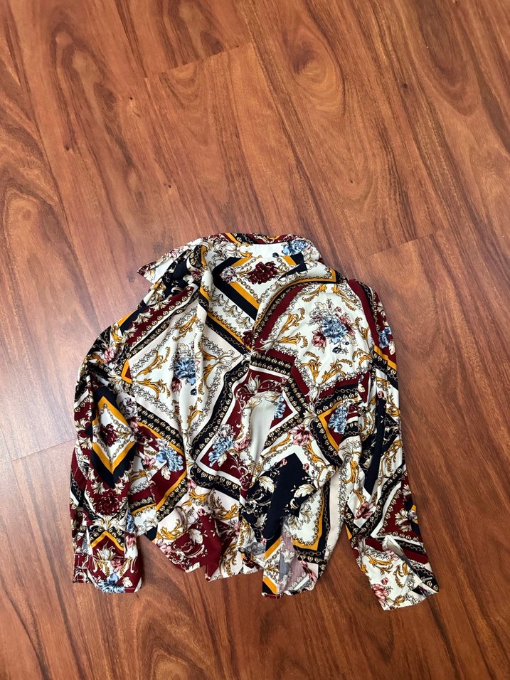 Stradivarus Bohem Kadın Gömlek - Görsel 4