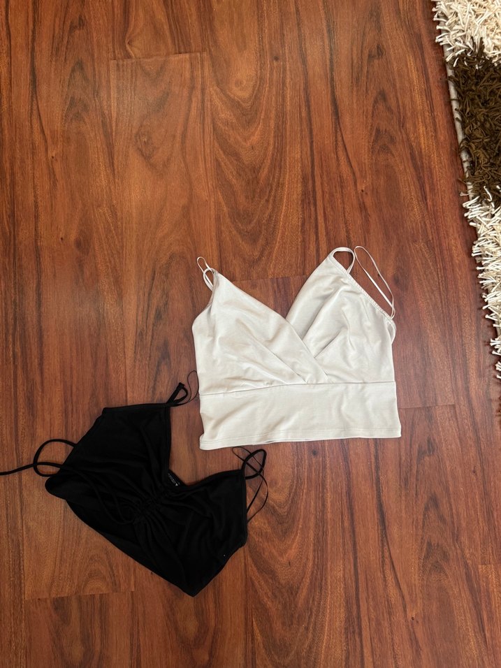 Zara 2li Crop Top - Görsel 2