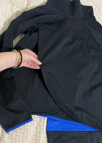 s Beden siyah Renk Penti Active Terletmez siyah mavi Koşu takımı- tayt-sweat