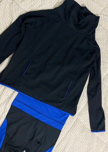 Penti Penti Active Terletmez siyah mavi Koşu takımı- tayt-sweat