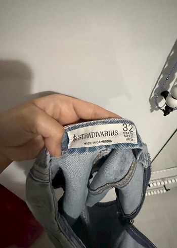 xs Beden mavi Renk Düğmeli Mavi Denim Midi Etek
