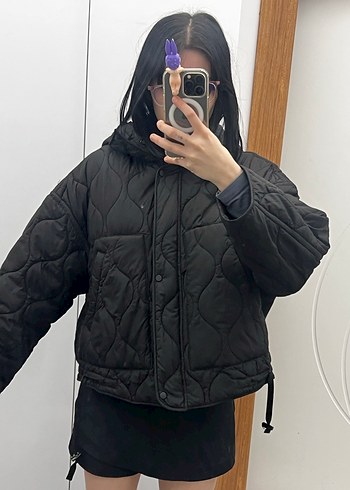 siyah mont - Görsel 6