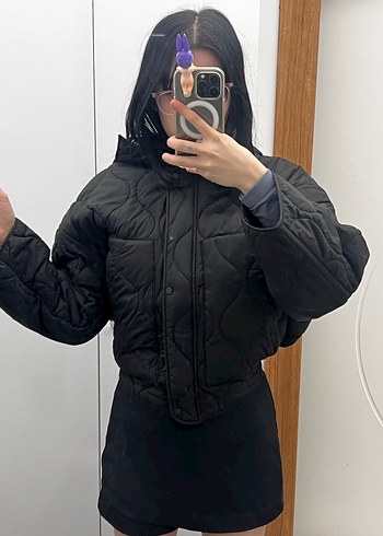 siyah mont - Görsel 5