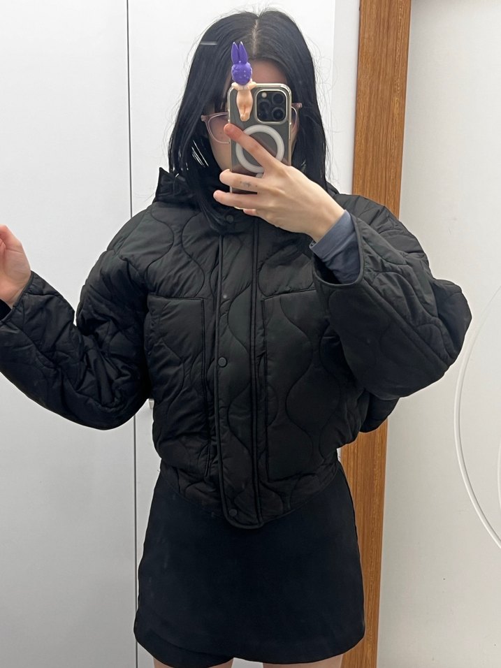 siyah mont - Görsel 5