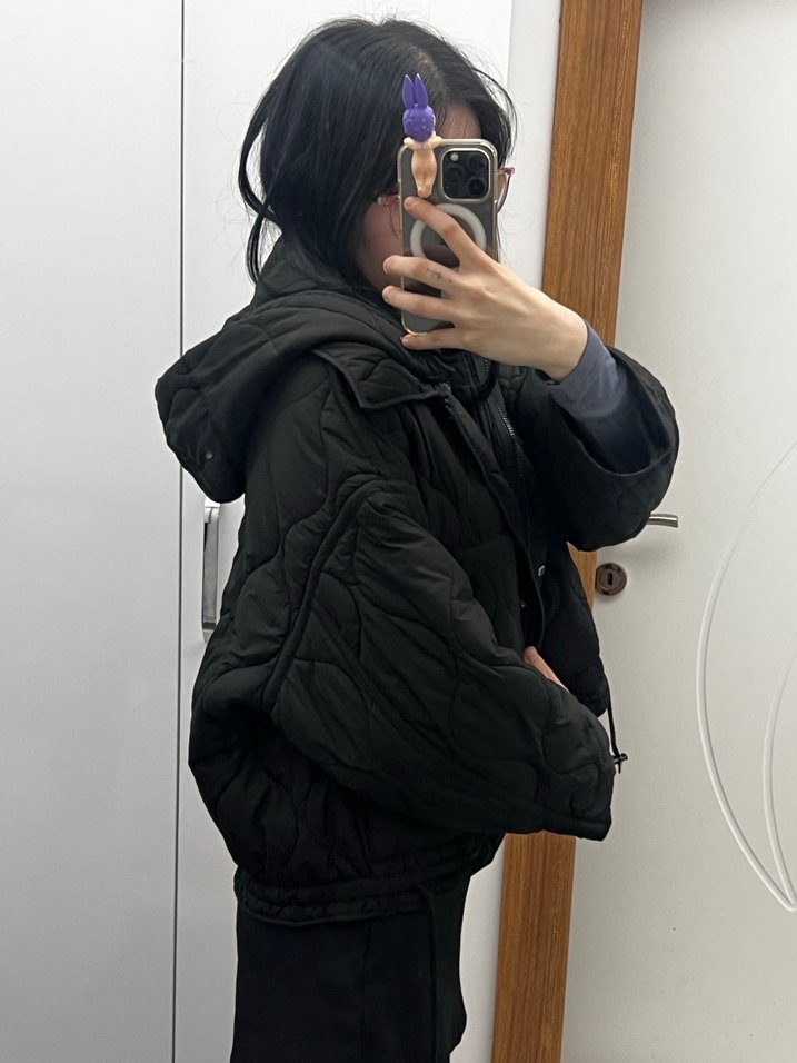 siyah mont - Görsel 3