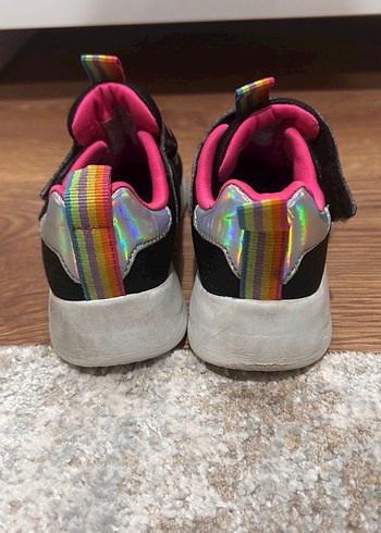 Kız Çocuk Siyah Çok Renkli Skechers Spor Ayakkabı - Görsel 4